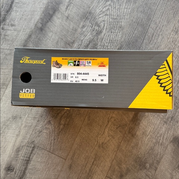 NWT Thorogood Brown and Black Men's Boots - Picture 7 of 8